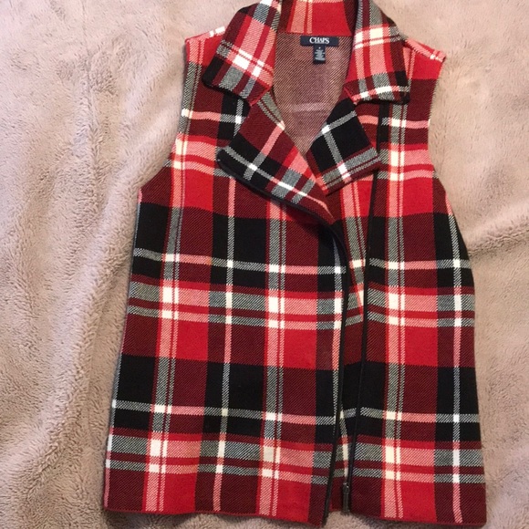 Chaps best size medium black red and white pattern - Picture 1 of 4